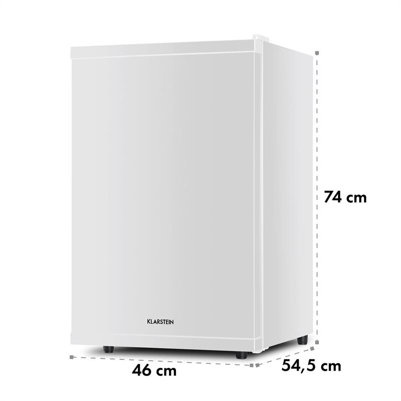 Klarstein Beerbauch chladnička minibar, 65 l, trieda A, biela – Obrázok 4