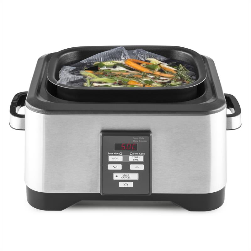 Klarstein Deepdive, sous-vide hrniec, hrniec pre pomalé varenie, 8 l, 550 W, ušľachtilá oceľ, leštená – Obrázok 3
