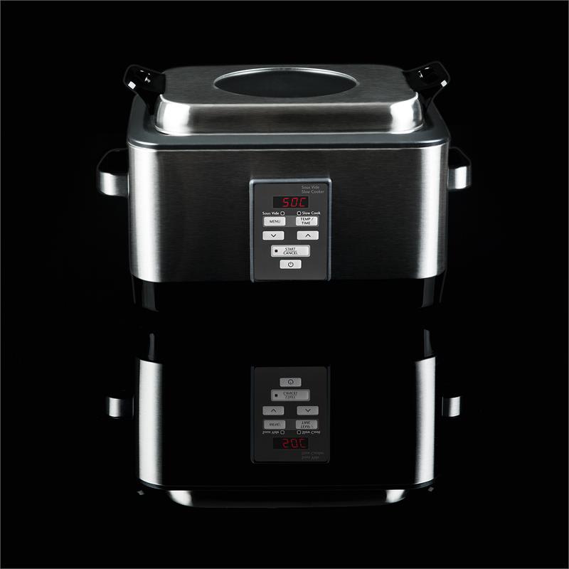 Klarstein Deepdive, sous-vide hrniec, hrniec pre pomalé varenie, 8 l, 550 W, ušľachtilá oceľ, leštená – Obrázok 4