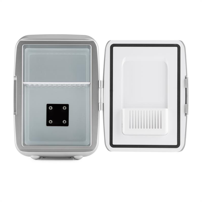 OneConcept Picknicker, termobox s funkciou chladenia/udržania v teple, mini, 4 l, AC DC, auto, eMark certifikát, strieborný – Obrázok 4