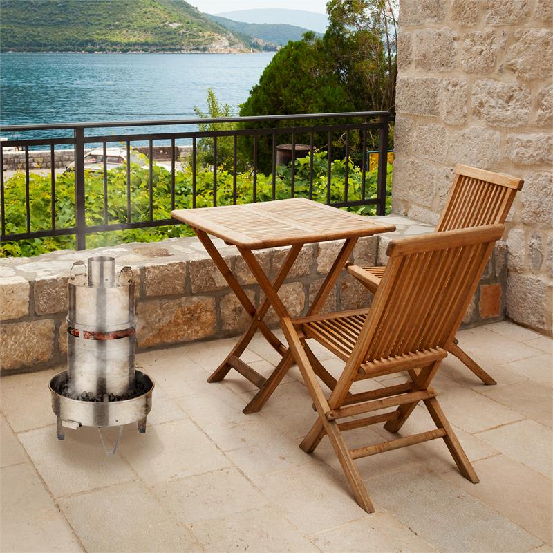Klarstein Feuertaufe, BBQ gril, udiareň, konvekčný gril, SS 201 ušľachtilá oceľ – Obrázok 2