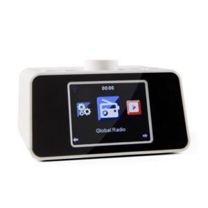 Auna i-snooze, biele, internetové rádio, WLAN, USB, AUX, 3,2" TFT farebný displej