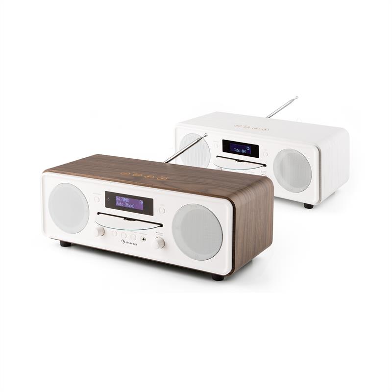 Auna Melodia CD, orech, DAB+/FM stolové rádio, CD prehrávač, bluetooth, alarm, opakované budenie – Obrázok 5