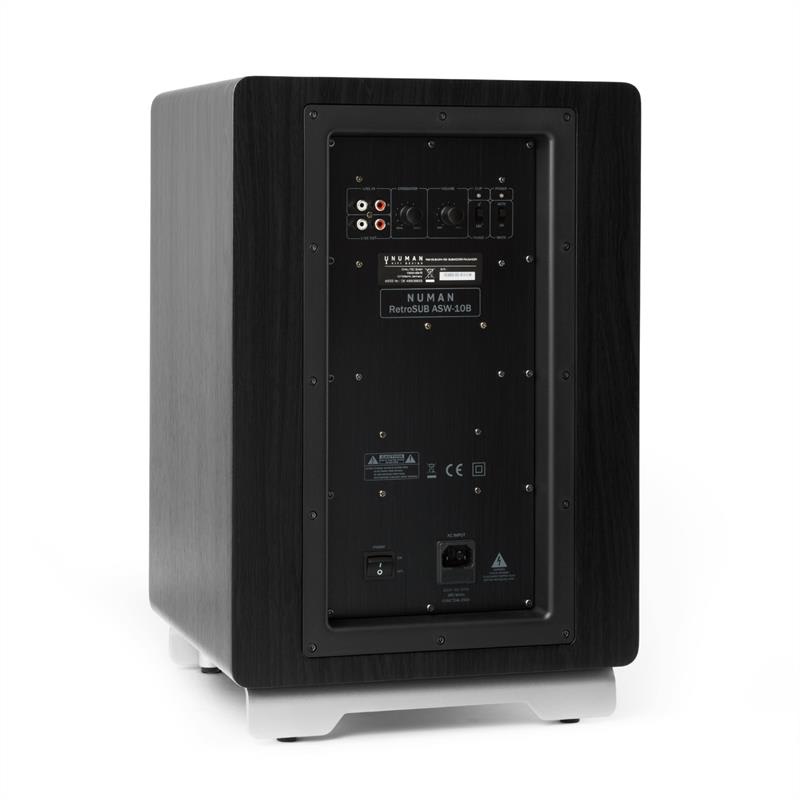 Numan RetroSub aktívny subwoofer 25,4 cm (10") čierna – Obrázok 2