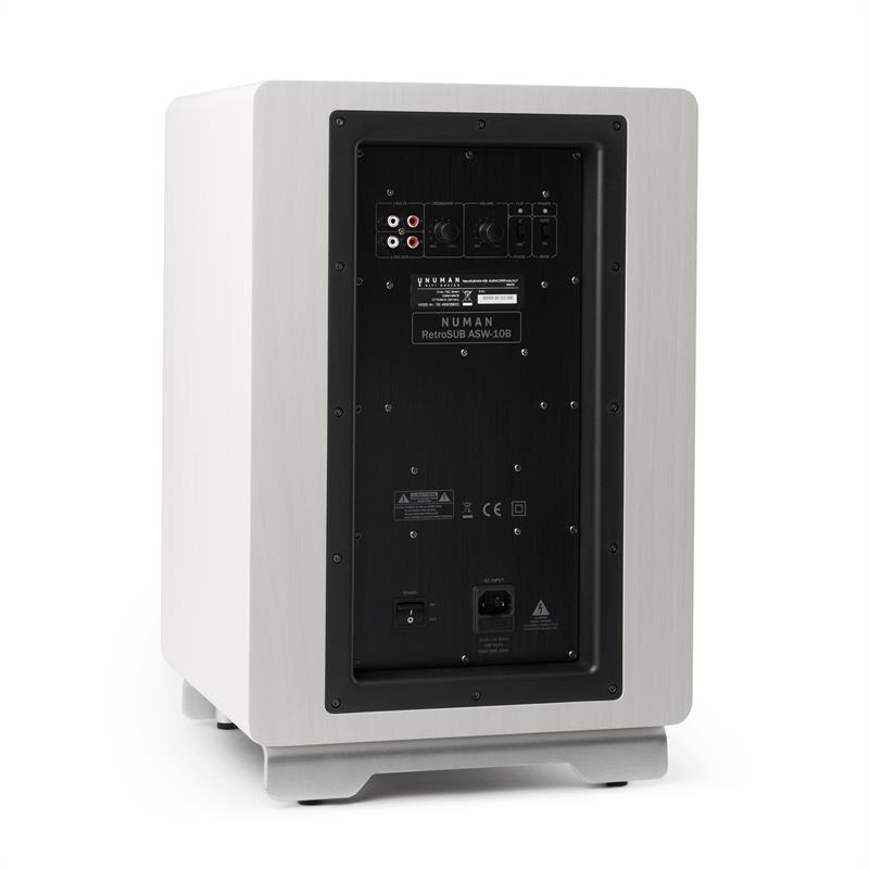 Numan RetroSub aktívny subwoofer 25,4 cm (10") biela – Obrázok 2