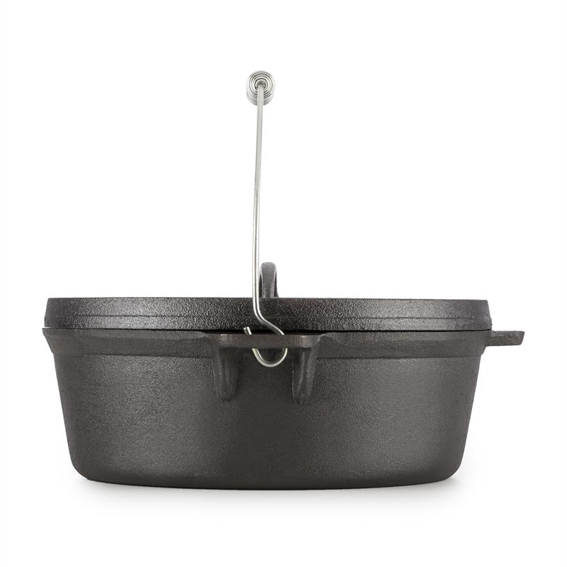Klarstein Hotrod Quickstick L, držadlo pre liatinový hrniec, Ø 26 až 44 cm, ušľachtilá oceľ – Obrázok 4