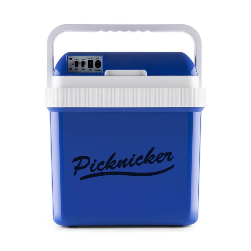 Klarstein Big Picknicker, termo chladiaci box, A++, AC/DC, auto, 24 l, modrý – Obrázok 3