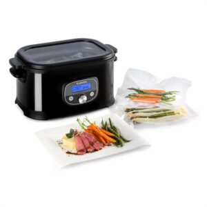 Klarstein Jacuzzi, čierny, varič sous vide, 6 l, 520 W, +/-0,5 °C, LCD, ušľachtilá oceľ