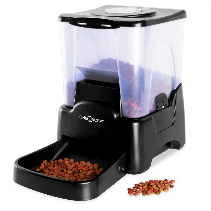 OneConcept Petbutler, čierny, automat na kŕmenie, 10,6 l – Obrázok 5