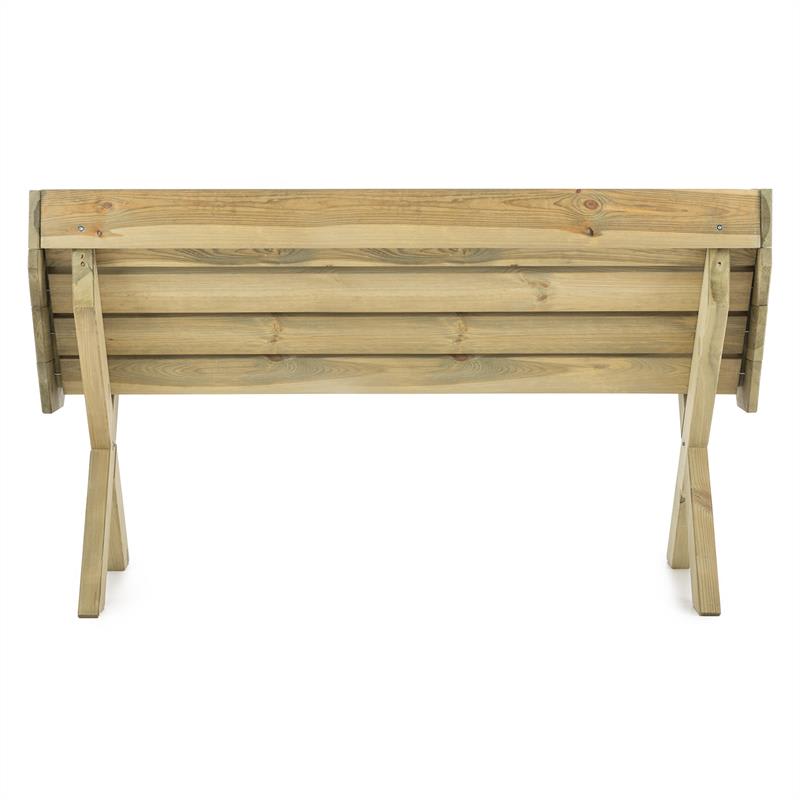 Blumfeldt Altiplano 150, vyvýšený záhon, 150 x 76 cm pestovateľská plocha, vrátane rúna, FSC - borovicové drevo – Obrázok 3