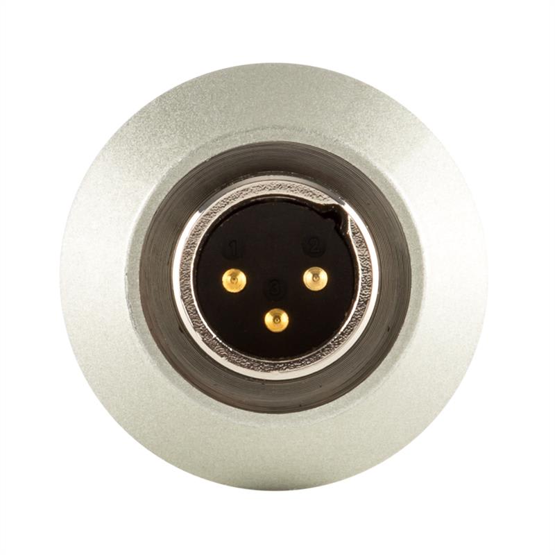 OneConcept Mic-700, strieborný, štúdiový mikrofón, Ø34 mm, univerzálny, pavúk, ochrana pred vetrom, XLR – Obrázok 3