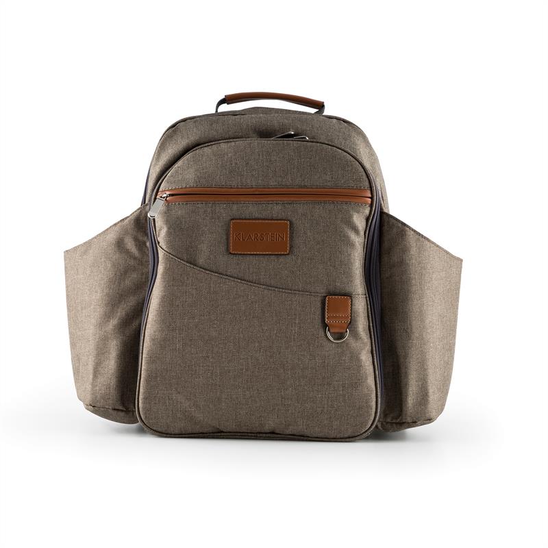 Klarstein Halford, piknikový ruksak, 4 osoby, príbor z ušľachtilej ocele 430, polyester – Obrázok 5