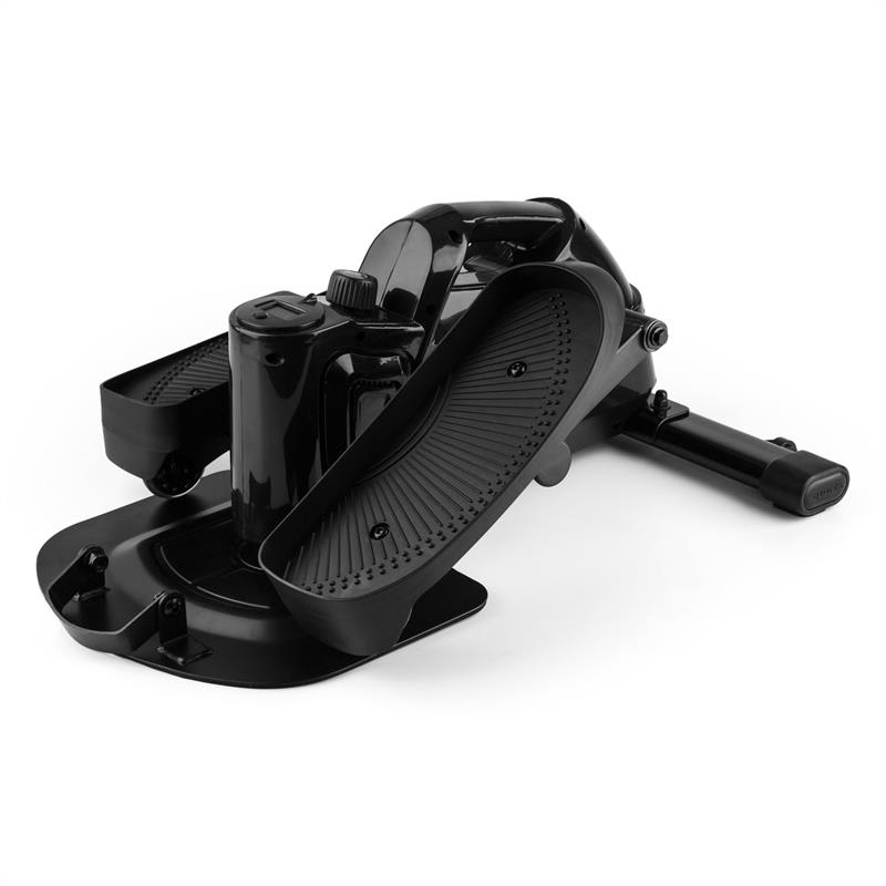 Capital Sports Minioval Mini Bike, stepper na domáci tréning, eliptický, čierny – Obrázok 5