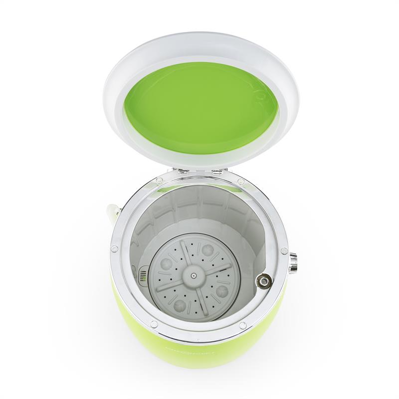 OneConcept Ecowash-Pico, zelená, mini práčka, funkcia žmýkania, 3,5 kg, 260 W – Obrázok 4