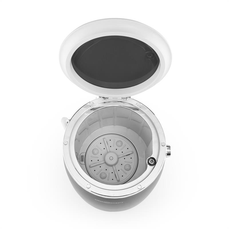 OneConcept Ecowash-Pico, čierna, mini práčka, funkcia žmýkania, 3,5 kg, 260 W – Obrázok 4