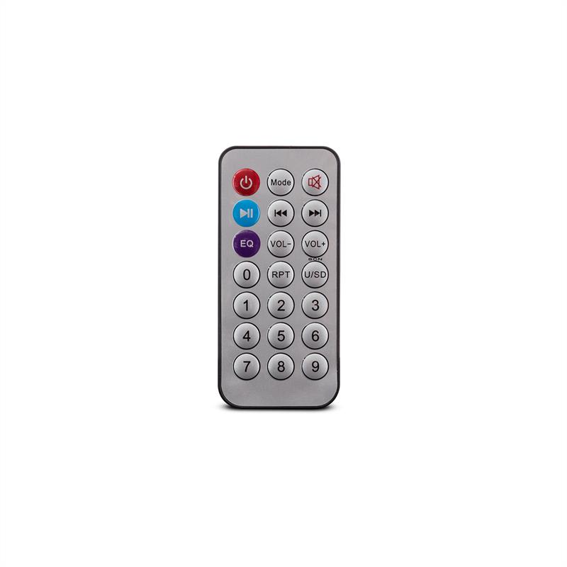 OneConcept Tallboy, biely, karaoke reproduktor, akumulátor, bluetooth, USB, SD, MP3, FM, AUX, 2 x mikrofón – Obrázok 5