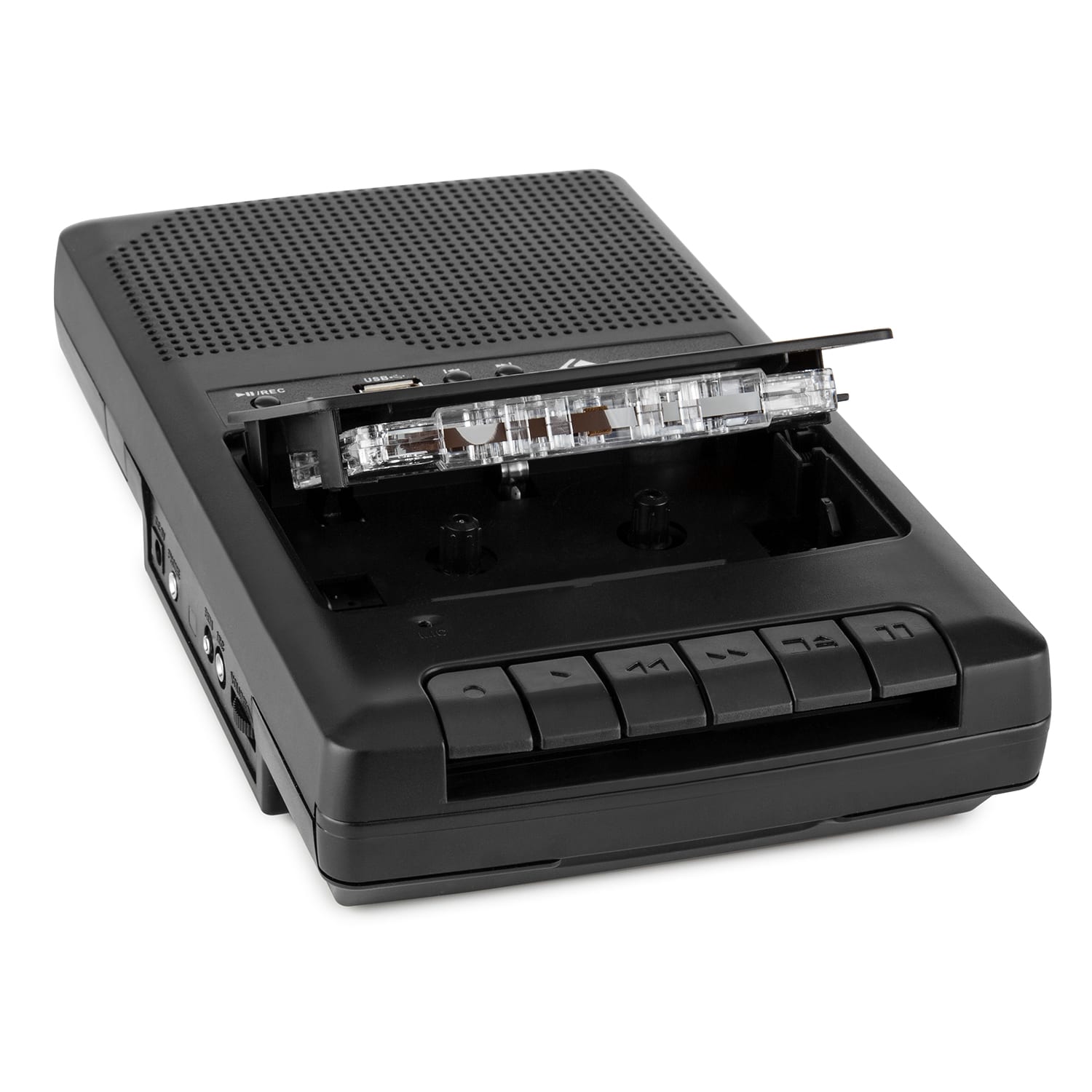 Auna RQ-132USB, kazetový magnetofón, diktafón, kazety, rekordér, mikro USB – Obrázok 2