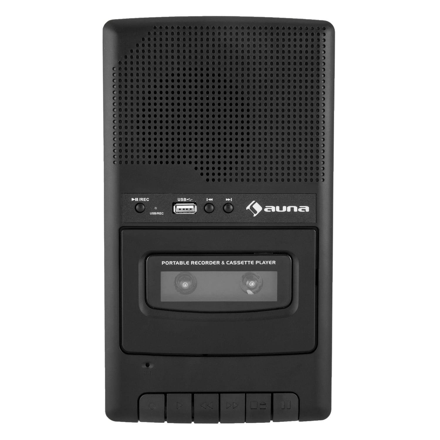 Auna RQ-132USB, kazetový magnetofón, diktafón, kazety, rekordér, mikro USB – Obrázok 3