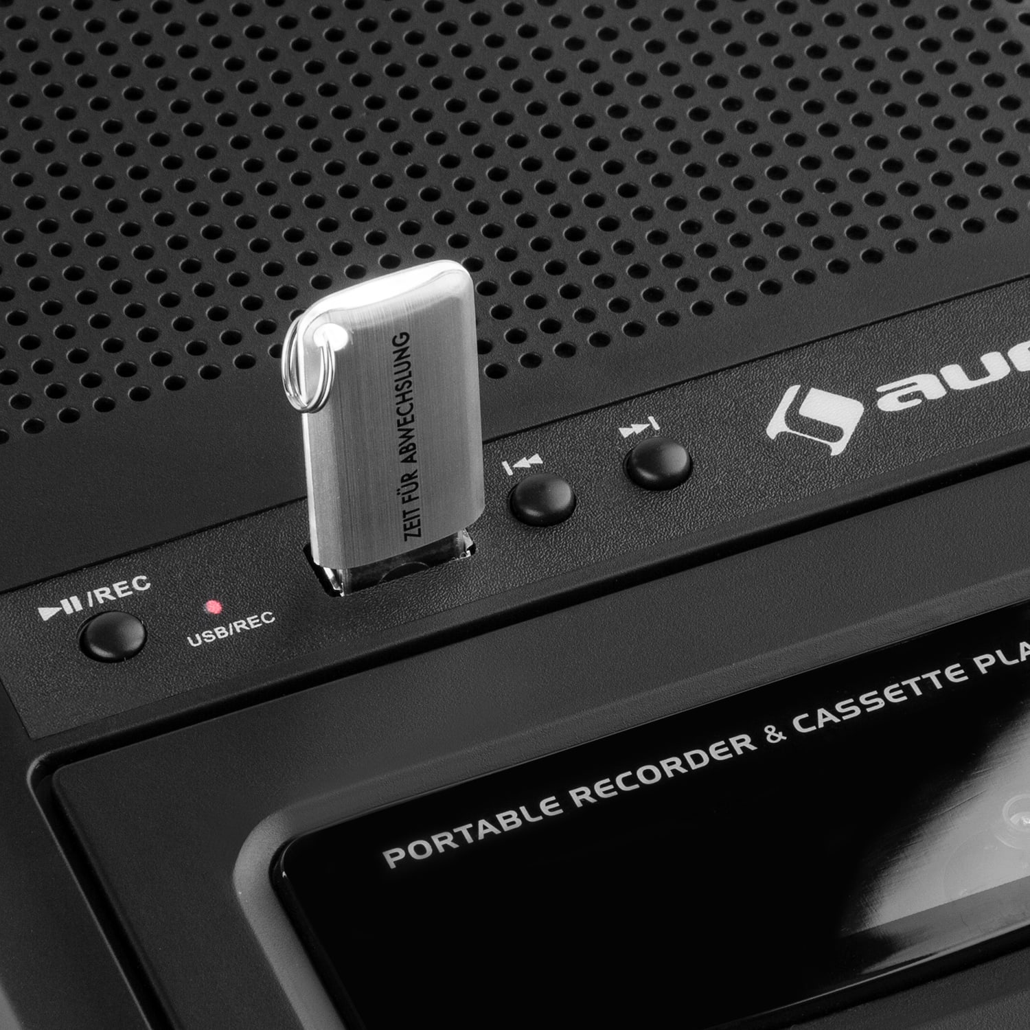 Auna RQ-132USB, kazetový magnetofón, diktafón, kazety, rekordér, mikro USB – Obrázok 5