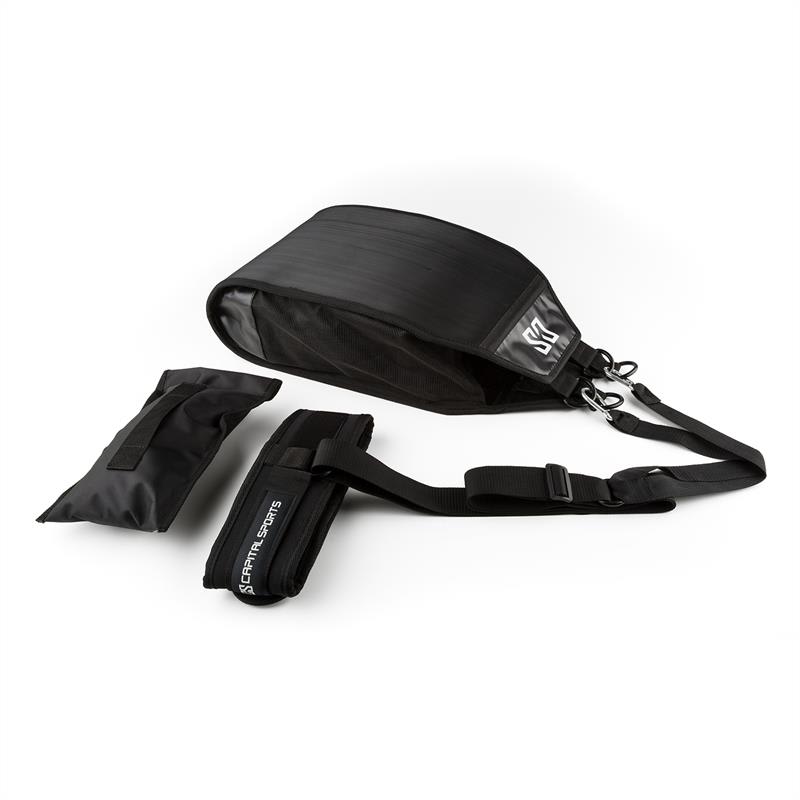 Capital Sports Grindor Power Sled, odporové sane, 40 kg max., opasok, 4 vrecká