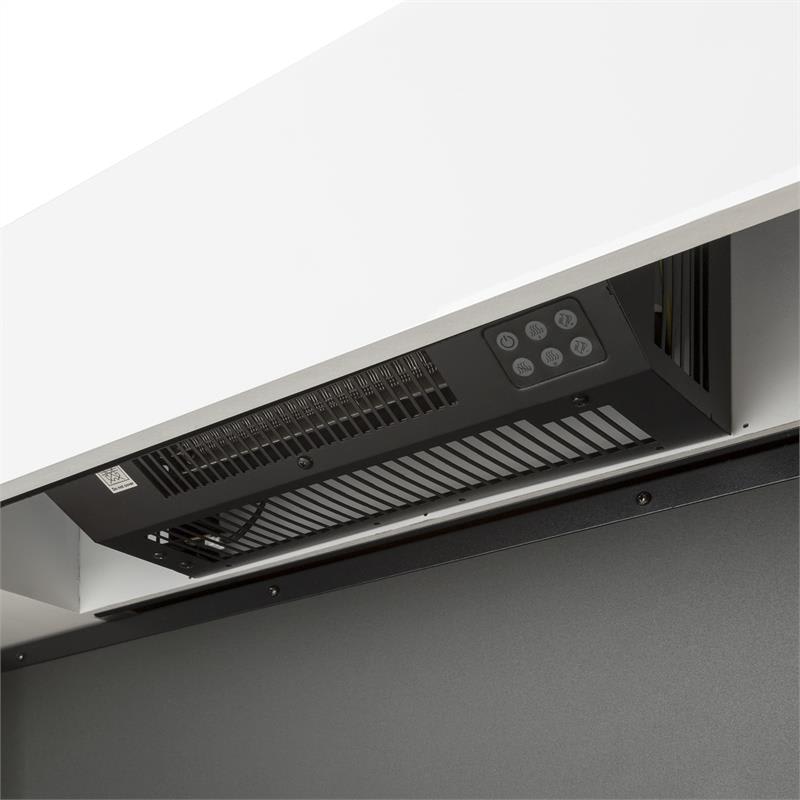 Klarstein Studio-2, elektrický krb, LED simulácia plameňa, 1000/2000 W, 40 m², biely – Obrázok 5