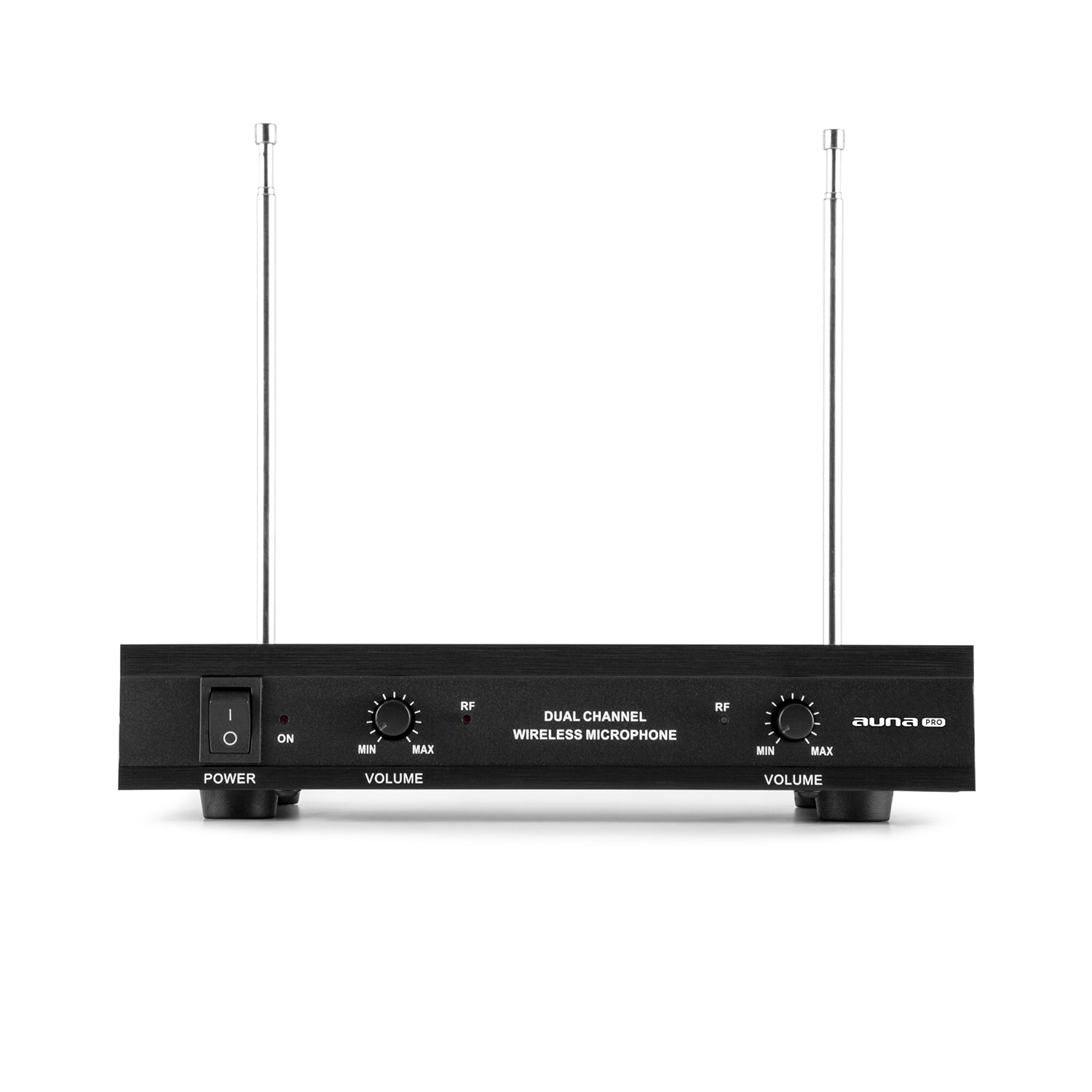 Auna Pro VHF-2-HS 2-kanálová VHF mikrofónová sada 2x headset 50m – Obrázok 2