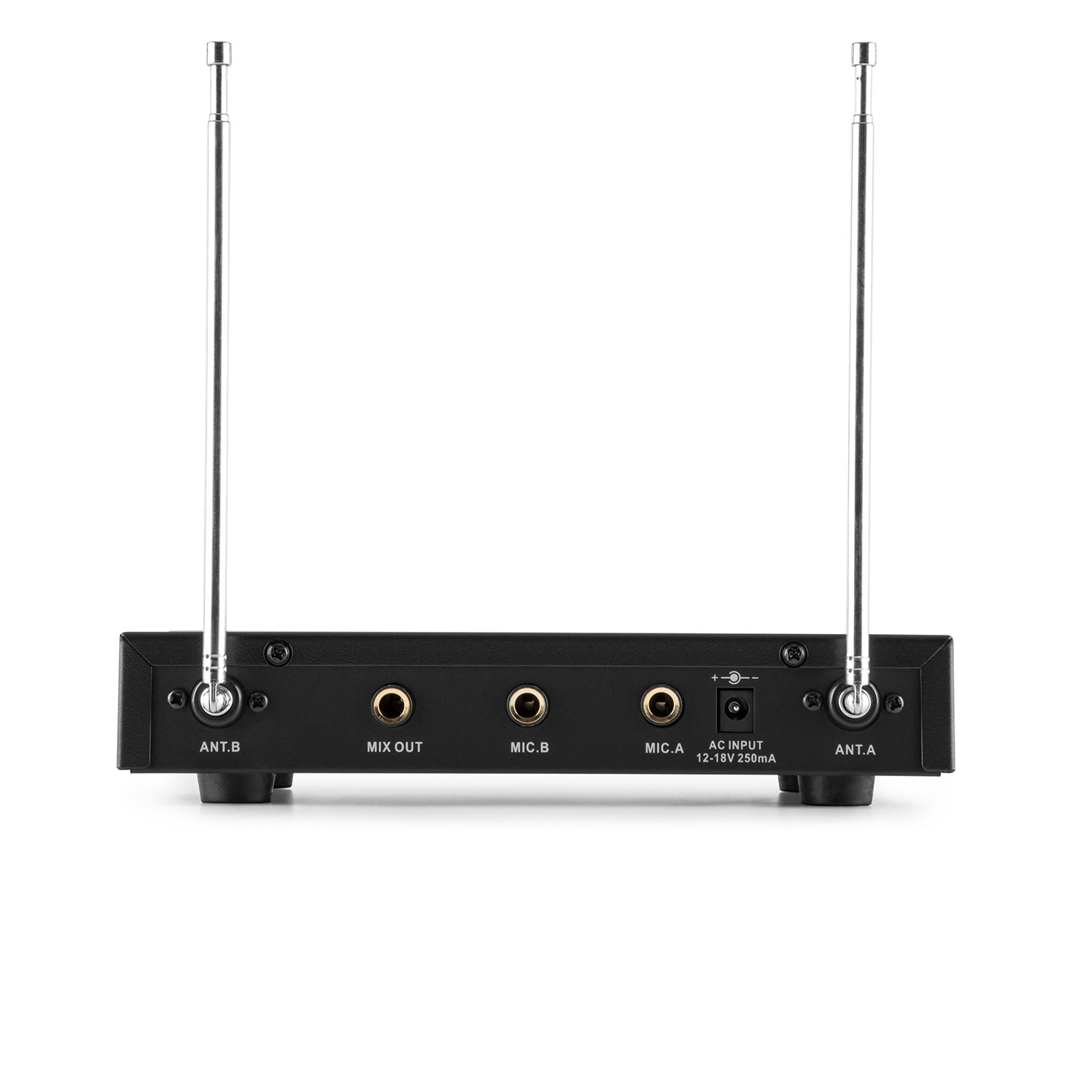 Auna Pro VHF-2-HS 2-kanálová VHF mikrofónová sada 2x headset 50m – Obrázok 3