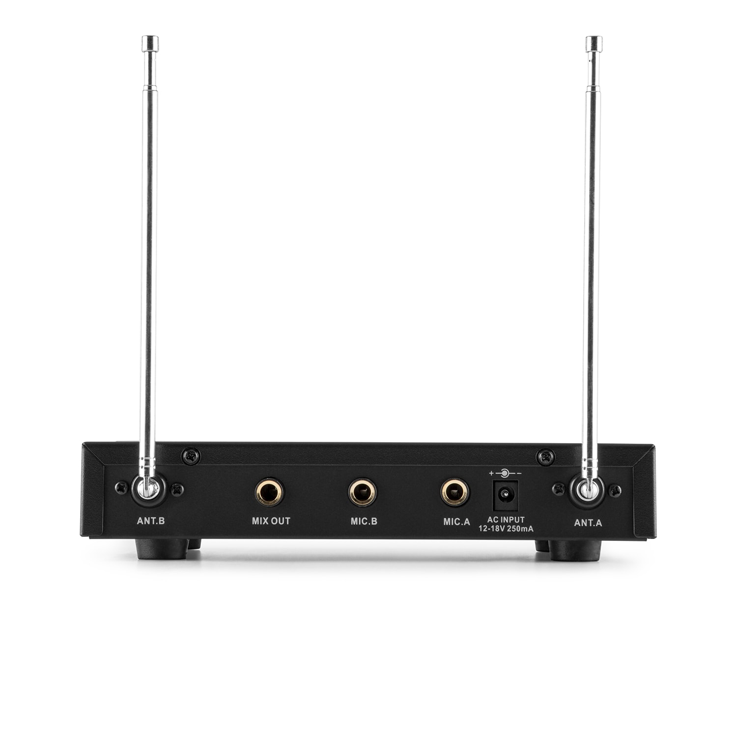 Auna Pro VHF-2-HS, 2-kanálová VHF mikrofónová sada 1 x headset 1 x ručný mikrofón 50m – Obrázok 3