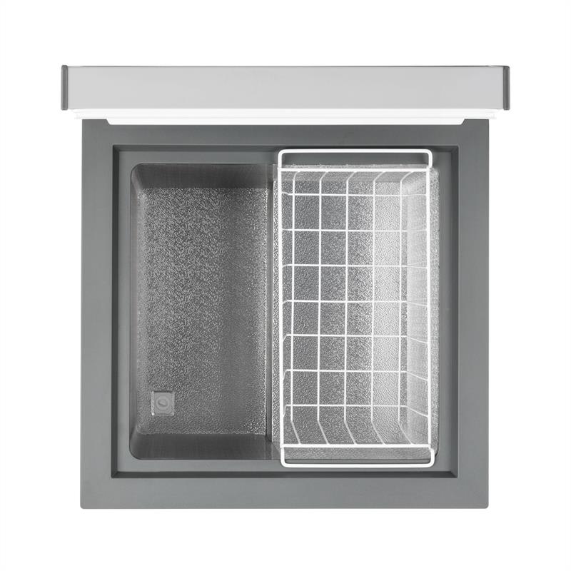 Klarstein Iceblokk, 98 l, sivá, mraznička, mraziaca truhlica, 75W E – Obrázok 5