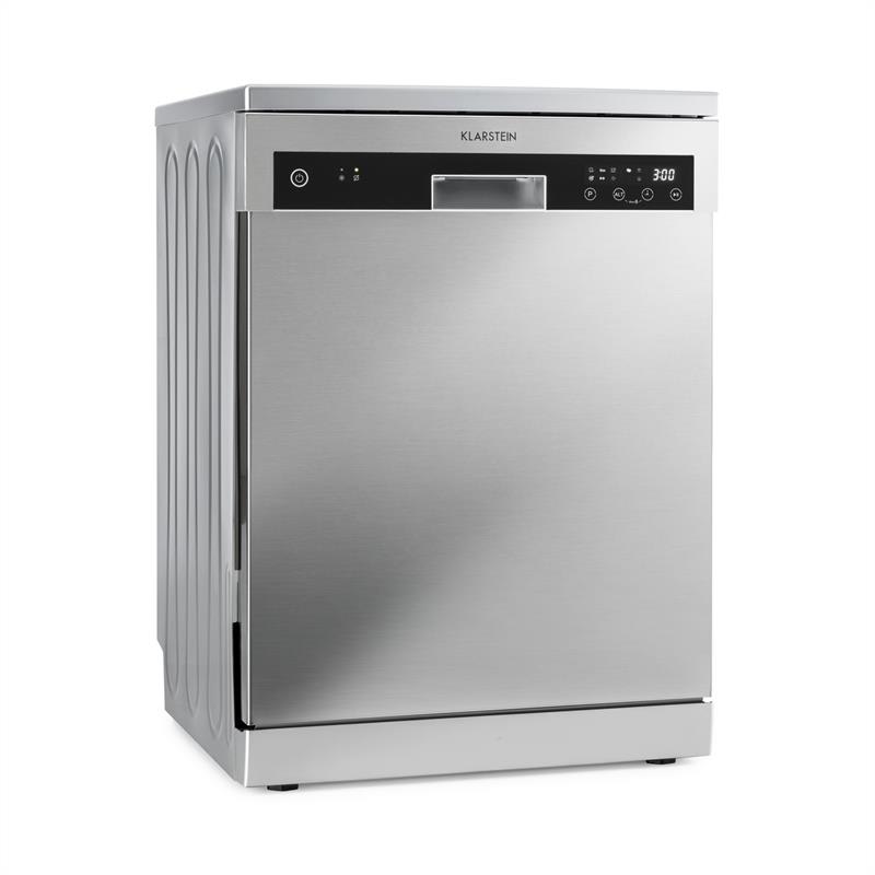 Klarstein Reinfjord umývačka riadu A+++ 1850W 12 prestieraní predná časť z ušľachtilej ocele – Obrázok 2