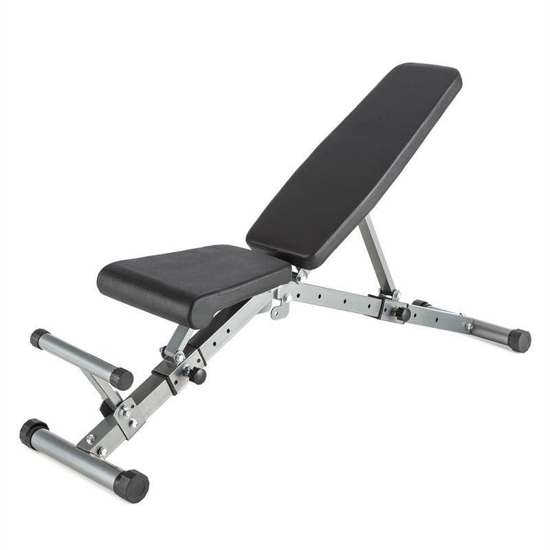 Capital Sports Flaptor, čierno-strieborná, posilňovacia lavica, na činky – Obrázok 5