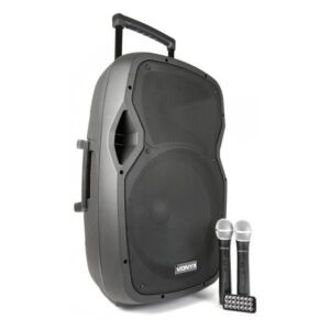 Vonyx AP1500PAmobilné PA zariadenie 38 cm (15'') bluetoothUSB SD MP3 VHFnabíjacia batéria