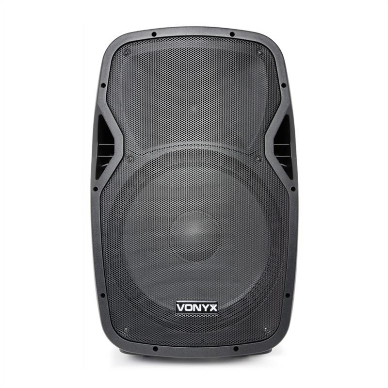 Vonyx AP1500PAmobilné PA zariadenie 38 cm (15'') bluetoothUSB SD MP3 VHFnabíjacia batéria – Obrázok 3