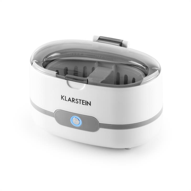 Klarstein Superpure ultrazvukový čistič, čistič okuliarov, čistič nečistôt, biela farba – Obrázok 5