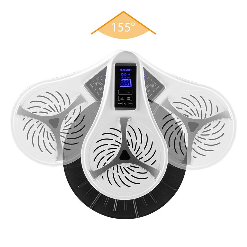 Klarstein Maverick, biely, halogénový gril, barbecue gril bez dymu, stolný gril, 1500 W – Obrázok 4