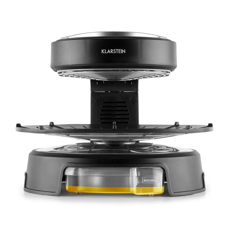 Klarstein Maverick, čierny, halogénový gril, barbecue gril bez dymu, stolný gril, 1500 W – Obrázok 3
