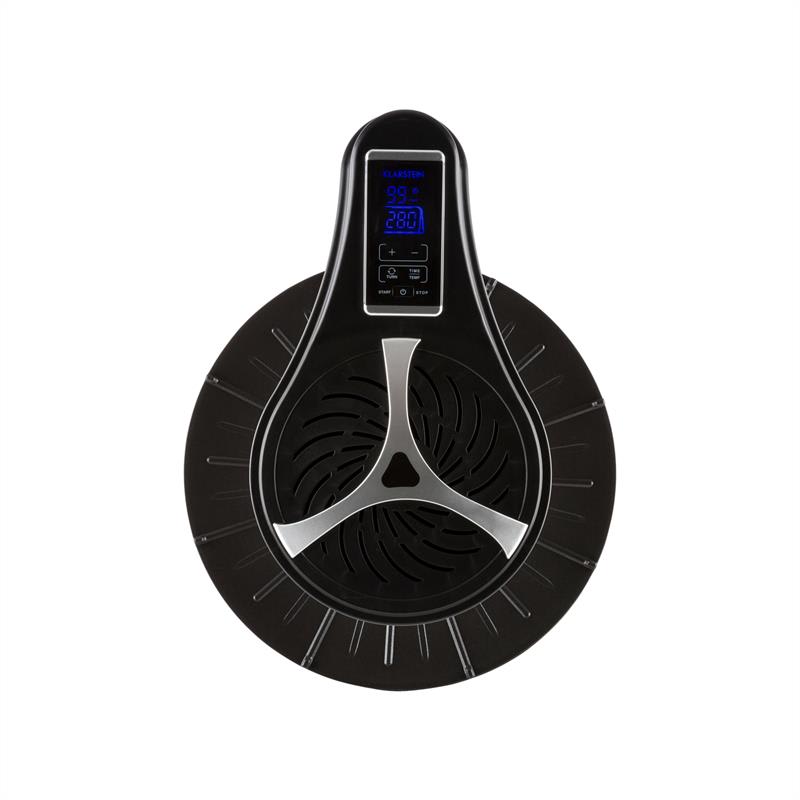 Klarstein Maverick, čierny, halogénový gril, barbecue gril bez dymu, stolný gril, 1500 W – Obrázok 5