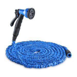 Waldbeck Flex 22, flexibilná záhradná hadica, 8 funkcií, 22.5 m, modrá