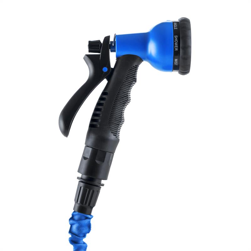 Waldbeck Flex 22, flexibilná záhradná hadica, 8 funkcií, 22.5 m, modrá – Obrázok 3