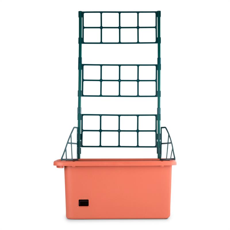 Waldbeck Power Planter, črepník, 75 x 130 x 35 cm, mriežka na popínavé rastliny, 3 poschodia, PP – Obrázok 2