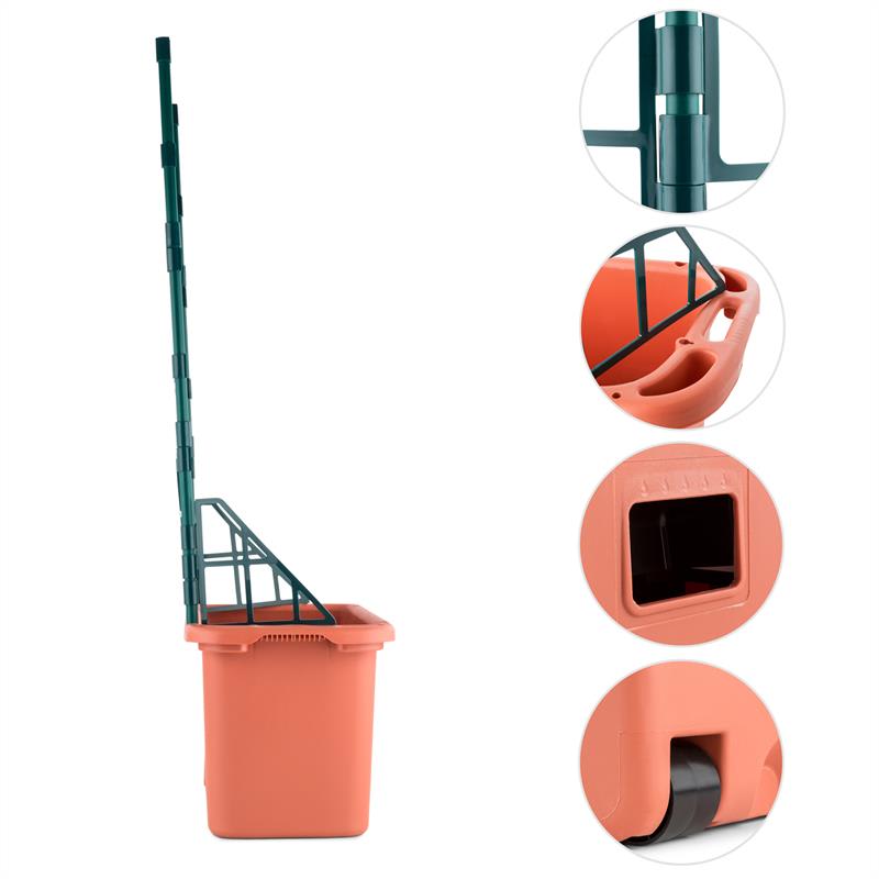 Waldbeck Power Planter, črepník, 75 x 130 x 35 cm, mriežka na popínavé rastliny, 3 poschodia, PP – Obrázok 4