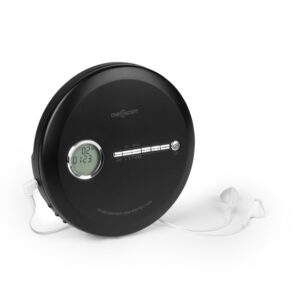 OneConcept CDC 100MP3 Discman Disc-Player, LCD ASP, zosilňovač basov, 2x1,5V; čierna farba