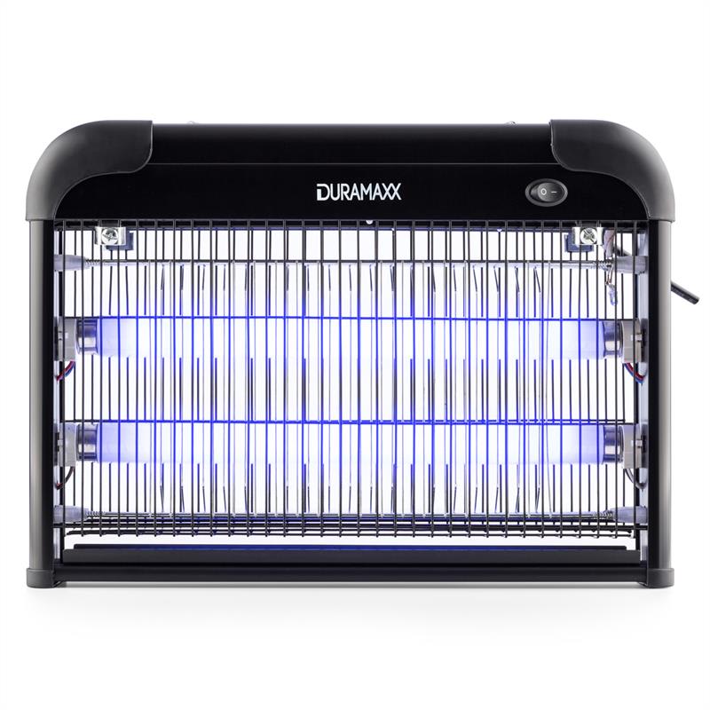 DURAMAXX Mosquito Ex 4000, 2 x 10W, čierny, elektrický hubič hmyzu, elektrická mriežka, pasca, 50 m2 – Obrázok 3