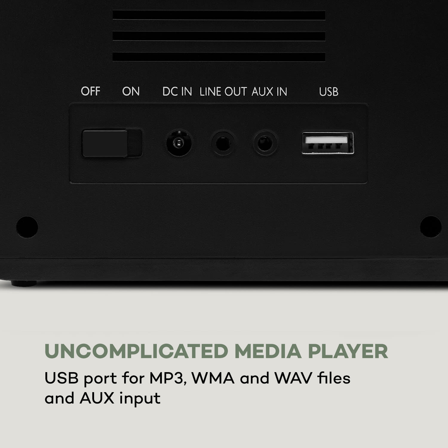 Auna IR-160, internetové rádio, WLAN, USB, AUX, UPnP, 2,8“ TFT displej, diaľkový ovládač, čierne – Obrázok 4