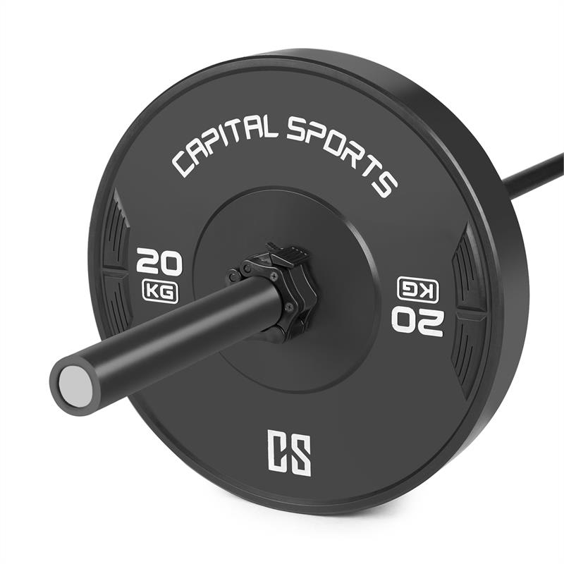 Capital Sports Elongate, bumper kotúč, závažie, guma, 20 kg – Obrázok 3