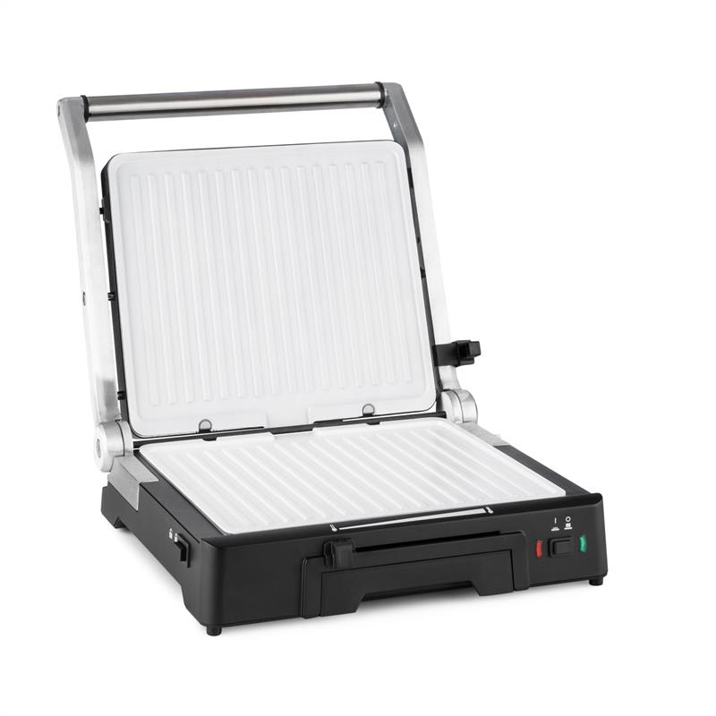 Klarstein Burgermeister 3 v 1, kontaktný gril, stolný gril, panini gril, 2000 W, nehrdzavejúca oceľ – Obrázok 2