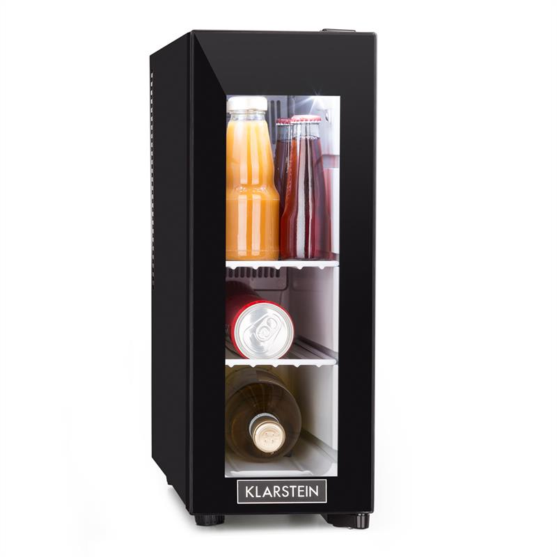 Klarstein Frosty, chladiaca vinotéka, 13 l, 8-18 °C, sklené dvierka, 35 dB, čierna – Obrázok 2