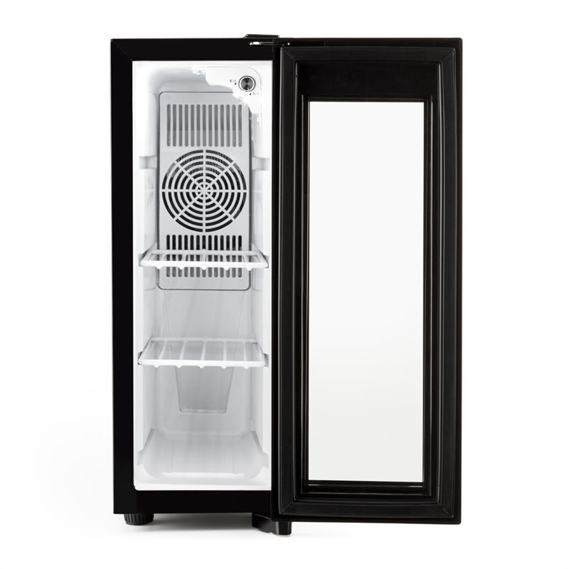 Klarstein Frosty, chladiaca vinotéka, 13 l, 8-18 °C, sklené dvierka, 35 dB, čierna – Obrázok 5