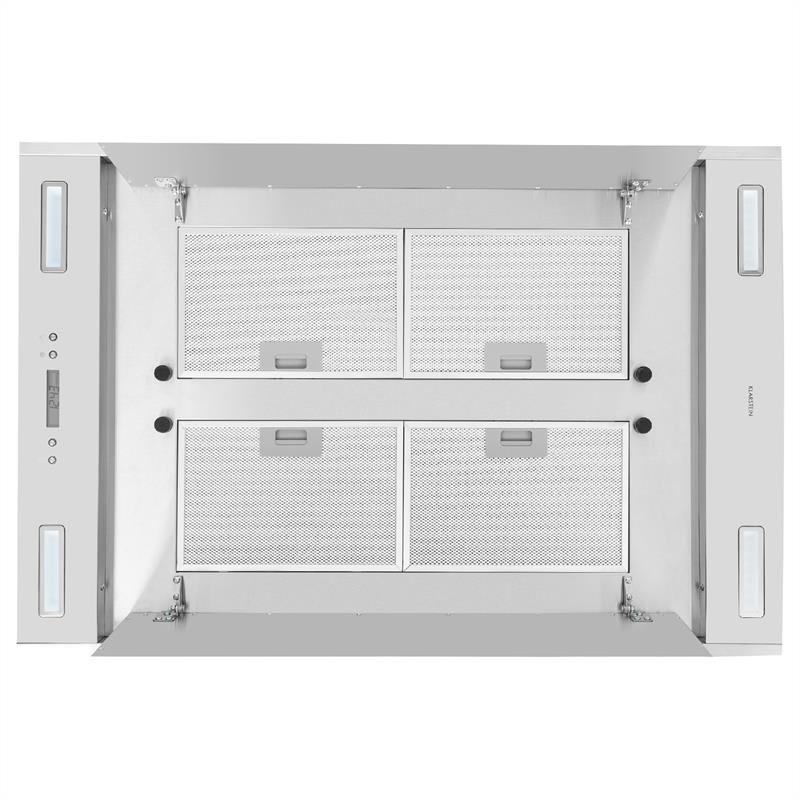Klarstein Secret Service digestor, 220W, 3 výkonostné stupne, LED, ušľachtilá oceľ – Obrázok 4