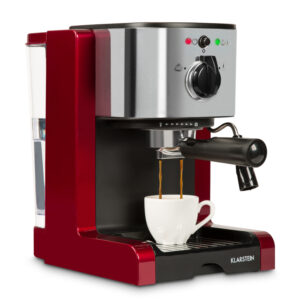 Klarstein Passionata 20, pákový kávovar, 1350 W, 20 bar, 1,25 l, 6 šálok, napeňovač mlieka